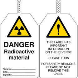 Brady Safety Tags 145X85mm Brady Safety Tags 241714