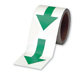 Brady B324 3"X5Yd Grn/Glo Arrow Tape Glow-in-the-dark arrow tape - Arrow-style 090974