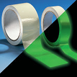 Brady 2" X 30', Glow-In-The-Dark Glow-in-the-dark warning tape 224072