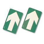 Brady Photolum  Arrow Anti Skid 17.5X11Cm 10Pk Photoluminescent arrow with anti-skid top 251920