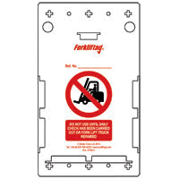 Brady Flt-Gb-Etsh-V2-A Forkliftag Holder 136594