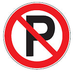 Brady Pic 225-Dia 500-B7538 Floor Safety Sign - Traffic Sign 223657