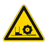 Brady Pic 318 Rl-Tri 025-B7541 Caution / Danger Signs on Roll - PIC 318 227337