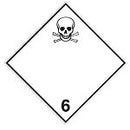 Brady Adr 6.1-100*100-B7541 Transport Sign - ADR 6.1 - Toxic substance 257518