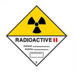 Brady Adr 7B Ii-297*297-B7541 Transport Sign - ADR 7B - Radioactive 7B II 811669