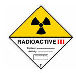 Brady Adr 7C Iii-297*297-B7541 Transport Sign - ADR 7C - Radioactive 7C III 811675