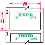 Brady PTL-30-423-TEST Polyester Labels For M611, Bmp61 And Bmp71 018495
