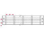 Brady HSCPS-0.9-3336-WT BradySleeve Dot Matrix Printer Sleeves 068536