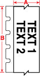 Brady PTL-100-489 Polyester Tape For M611, Bmp61 And Bmp71 011220
