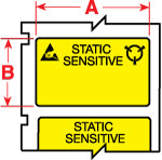 Brady PTLSL-17-473 Polyester Labels For M611, Bmp61 And Bmp71 018614