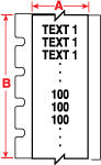Brady PTLCM-41-437-YL Polyvinylfluoride Labels For M611, Bmp61 And Bmp71 018613