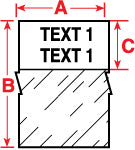 Brady PTPSL-20-422 Polyester Labels For M611, Bmp61 And Bmp71 018689