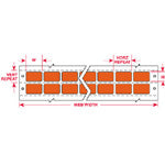 Brady DAT-96-652-10 DaTab Dot Matrix Printable Labels 027296