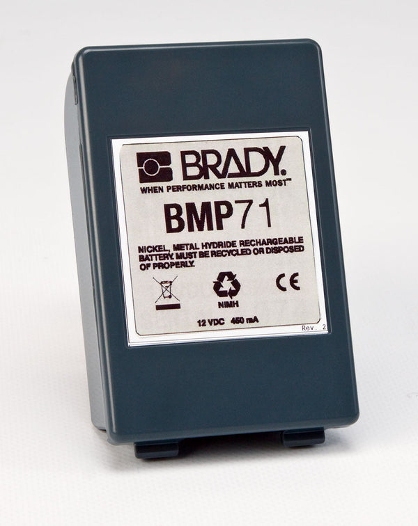 Brady M71-BATT Rechargeable Nickel-Metalhydride Battery For The Bmp71 Printer 114885