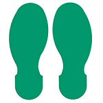 Brady Ts-514-Foot-Gr-10 ToughStripe Diecut Shapes (L's, T's, +'s, footprints and more) 104407