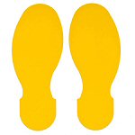 Brady Ts-514-Foot-Yl-10 ToughStripe Diecut Shapes (L's, T's, +'s, footprints and more) 104409
