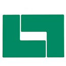 Brady TS-101.60-514-Cor-Gr-20 ToughStripe Diecut Shapes Green Corner "L" Mark 101.6mm Wide 104455