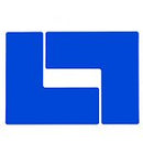 Brady TS-101.60-514-Cor-Bl-20 ToughStripe Diecut Shapes Blue Corner "L" Mark 101.6mm Wide 104456