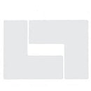 Brady TS-101.60-514-Cor-Wt-20 ToughStripe Diecut Shapes White Corner "L" Mark 101.6mm Wide 104459
