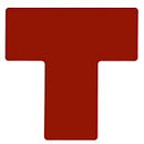 Brady TS-101.60-514-Div-Rd-20 ToughStripe Diecut Shapes Red Divider "T" Mark 101.6mm Wide 104460