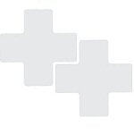 Brady Ts-76.20-514-Cen-Wt-20 ToughStripe Diecut Shapes (L's, T's, +'s, footprints and more) 104477
