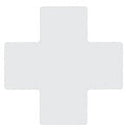 Brady TS-101.60-514-Cen-Wt-20 ToughStripe Diecut Shapes White Centre "+" Mark 101.6mm Wide 104483