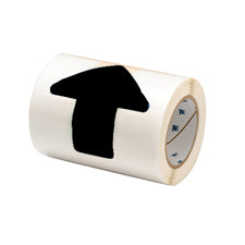 Brady TS-50.80-514-Prearo-Bk-Rl ToughStripe Pre-spaced shapes Black Pre-Spaced Arrow Tape 50.8mm Wide 104554