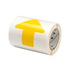 Brady TS-50.80-514-Prearo-Yl-Rl ToughStripe Pre-spaced shapes Yellow Pre-Spaced Arrow Tape 50.8mm Wide 104529