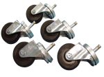 Brady SC-4 Set Of 5 Casters (Ø 7 Cm) (For Use With Single Or Double Unit) 813900