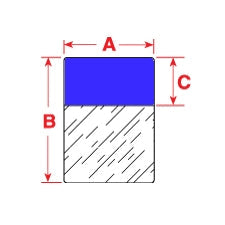Brady PTL-19-427-BL Self-Laminating Vinyl Labels For M611, Bmp61 And Bmp71 018648