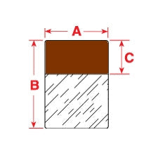 Brady PTL-21-427-BR Self-Laminating Vinyl Labels For M611, Bmp61 And Bmp71 018517