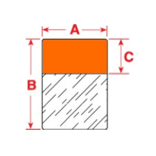 Brady PTL-19-427-OR Self-Laminating Vinyl Labels For M611, Bmp61 And Bmp71 018644