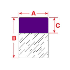 Brady PTL-23-427-PL Self-Laminating Vinyl Labels For M611, Bmp61 And Bmp71 018523