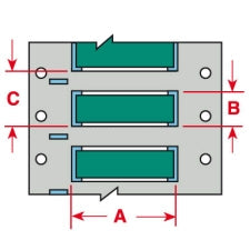 Brady PSPT-187-175-GR Permasleeve Wire Marker Sleeves For M611, Bmp61 And Bmp71 110095