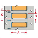 Brady PSPT-094-1-OR Permasleeve Wire Marker Sleeves For M611, Bmp61 And Bmp71 110044