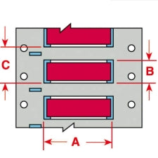 Brady PSPT-375-1-RD Permasleeve Wire Marker Sleeves For M611, Bmp61 And Bmp71 110062