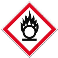 Brady Mini Pic1803-10X10-Ghs03/96 GHS Symbol - GHS03 - Oxidising 814016