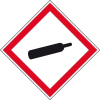 Brady Mini Pic1804-10X10-Ghs04/96 GHS Symbol - GHS04 - Compressed Gas 814017