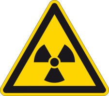 Brady W/W003/Nt-Sa-Tri 25/250-B Warning; Radioactive material or ionizing radiation - ISO 7010 138903