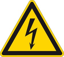 Brady Pic 307-Dia 500-B7538 Floor Safety Sign - Warning Sign 223664