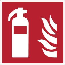 Brady Pic F001-315X315-Pp-Crd/1 ISO 7010 Sign - Fire extinguisher 816891