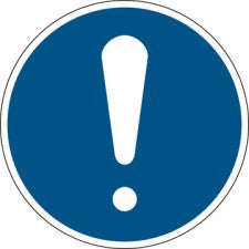 Brady M/M001/Nt/Tm-Dia100-1 ISO Safety Sign - General mandatory sign 198791
